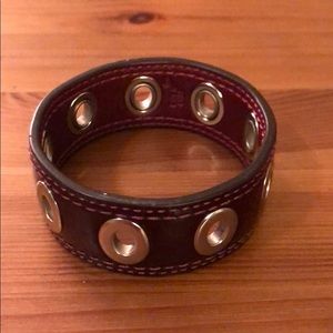 Coach Leather Bracelet